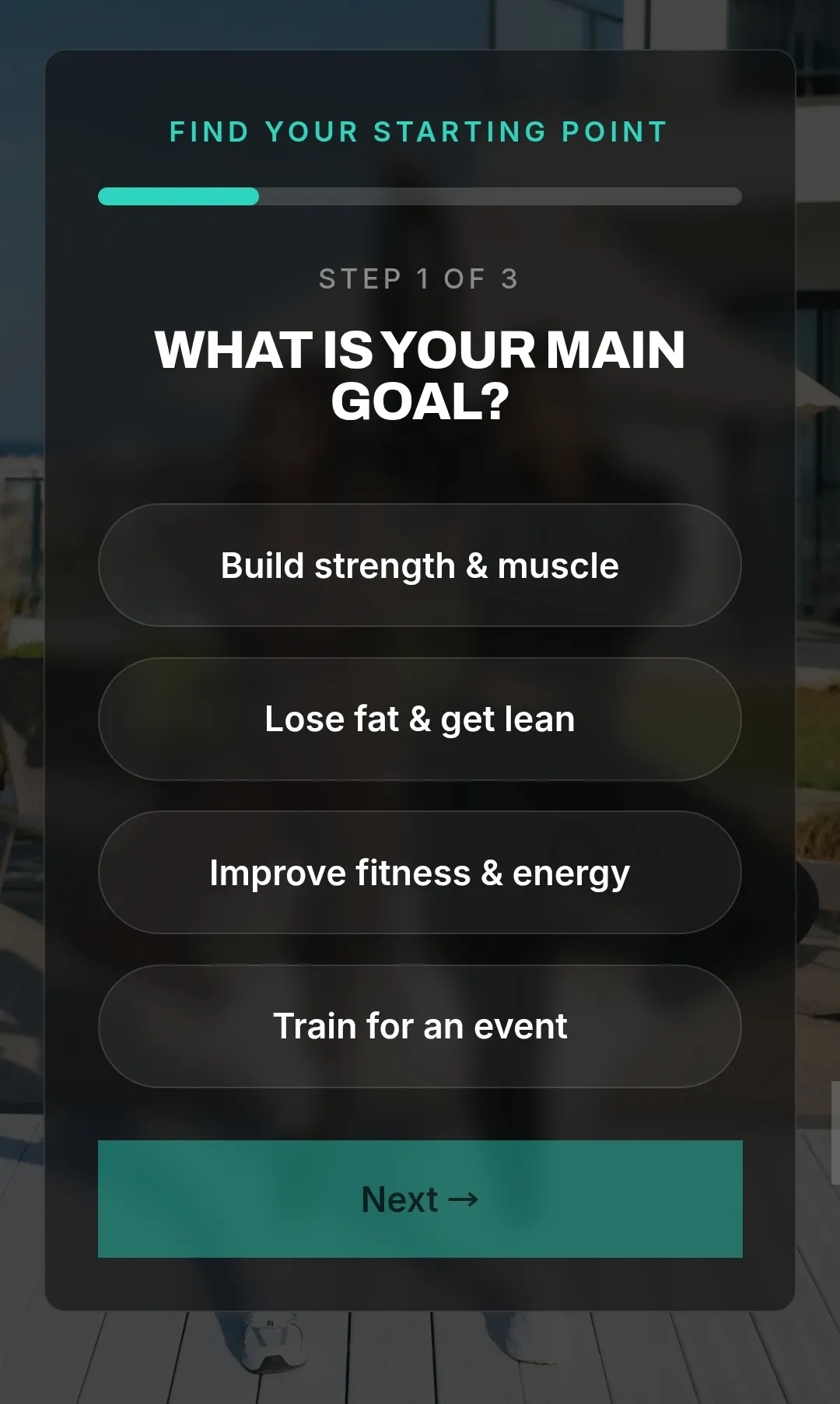 A lead-capture quiz that qualifies visitors
